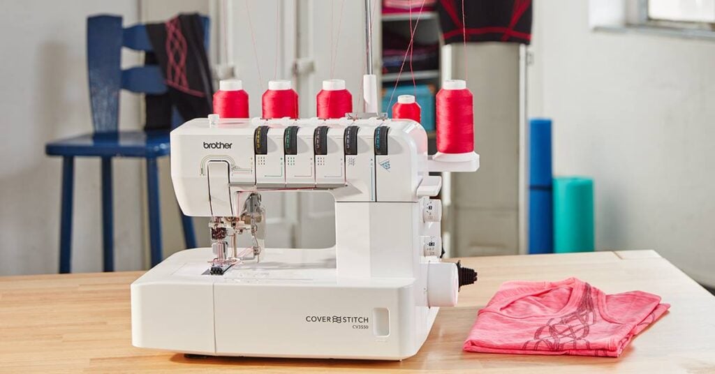 Special edition Brother CV3550 Computerized Double-Sided Cover Stitch Machine
