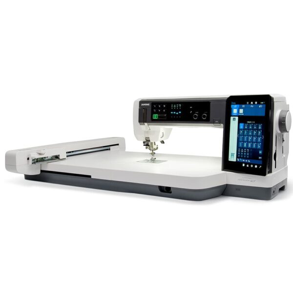 Janome Continental M17 Sewing Machine with user-friendly embroidery features