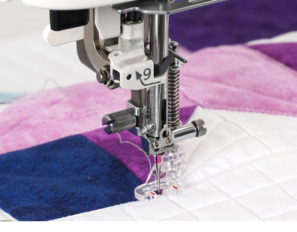 Janome Continental M6 quilting machine for quilt pattern precision