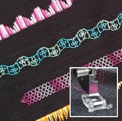Janome Continental M6 sewing right