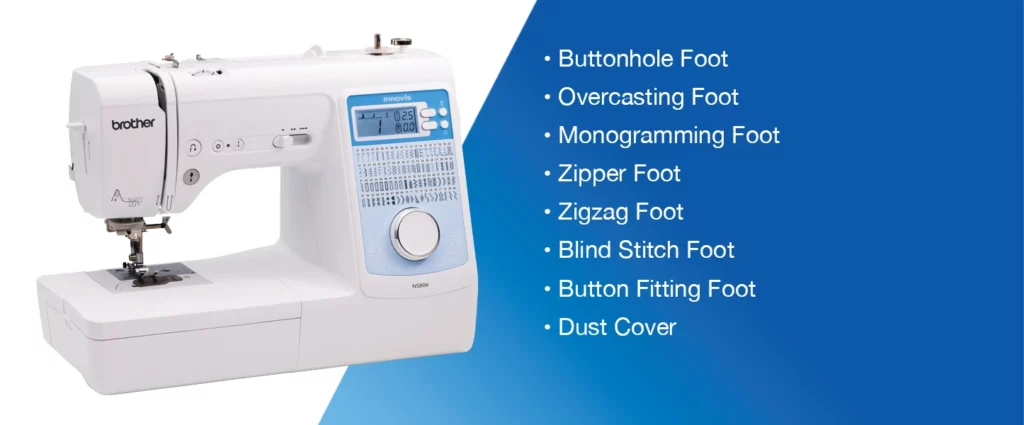 Easy sewing with Brother NS80E sewing machine