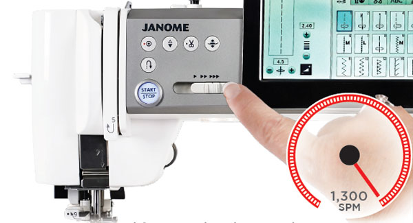 Ideal intricate embroidery designs Janome Continental M8 Sewing Machine