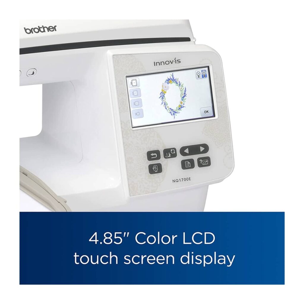 Lightweight and portable Brother Innov-Ãs NQ1700E Embroidery Machine