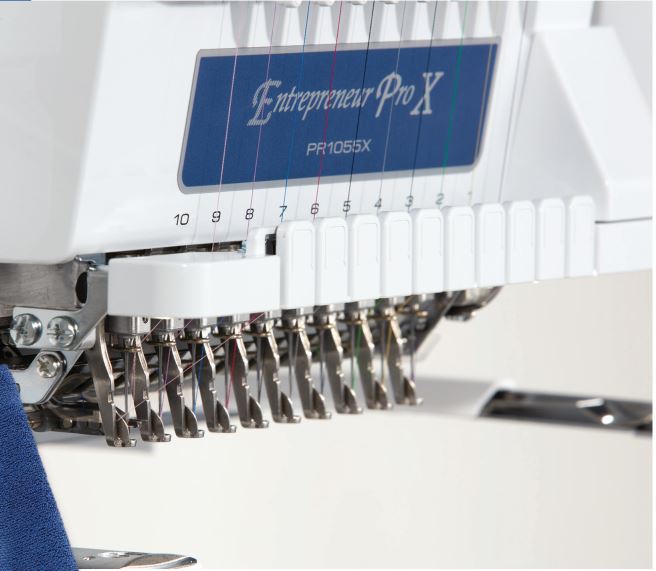 Demo available Brother PR1055X Embroidery Machine sale