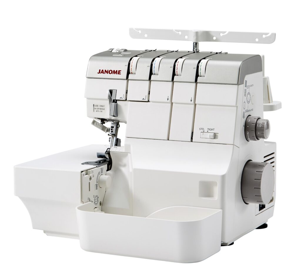 Advanced features in Janome AirThread 2000D for professional serging results