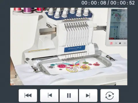 High-end features Brother PR1055X Embroidery Machine