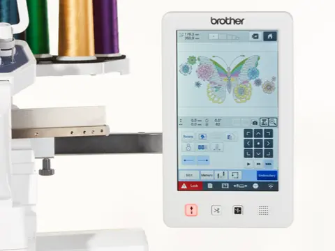 Precision embroidery features Brother PR1055X Machine