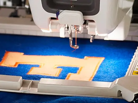 Large workspace for embroidery Brother Entrepreneur One PR1X Embroidery Machine