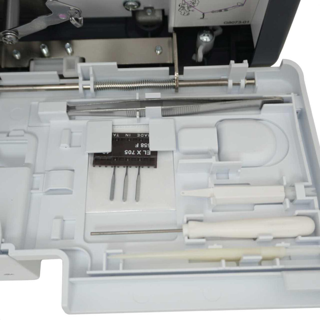 Compact and efficient design Bernette 42 FUNLOCK Serger Machine