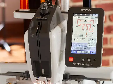 Time-saving features Brother Entrepreneur One PR1X Embroidery Machine