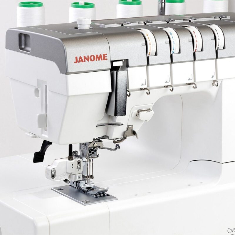Diverse stitching options with Janome CoverPro 3000 Serger Machine