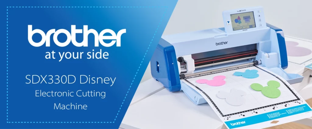 Easy operation in Brother SDX330D Disney ScanNCut DX