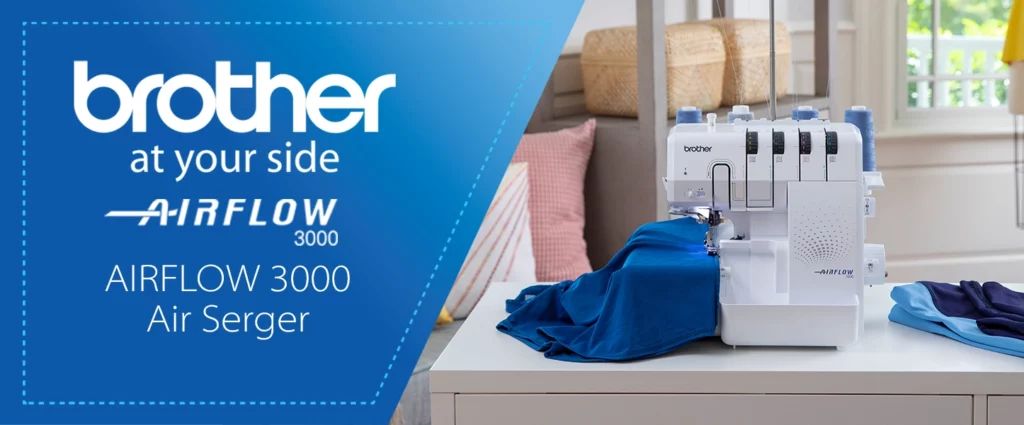 Budget-friendly Brother Innov-ís AIRFLOW 3000 Air Serger