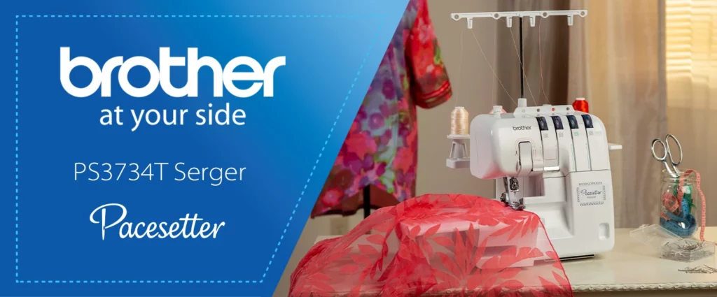 Demo available Brother Pacesetter PS3734T Serger Machine sale