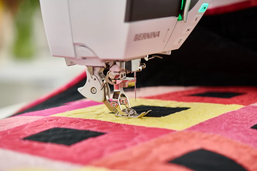 Precision quilting and embroidery achievable with Bernina 790 PRO