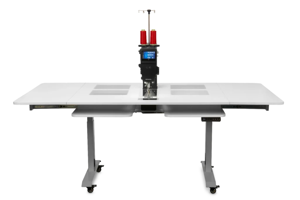 Discover the ultimate quilting partner in the advanced Bernina Q16 PLUS Longarm Machine