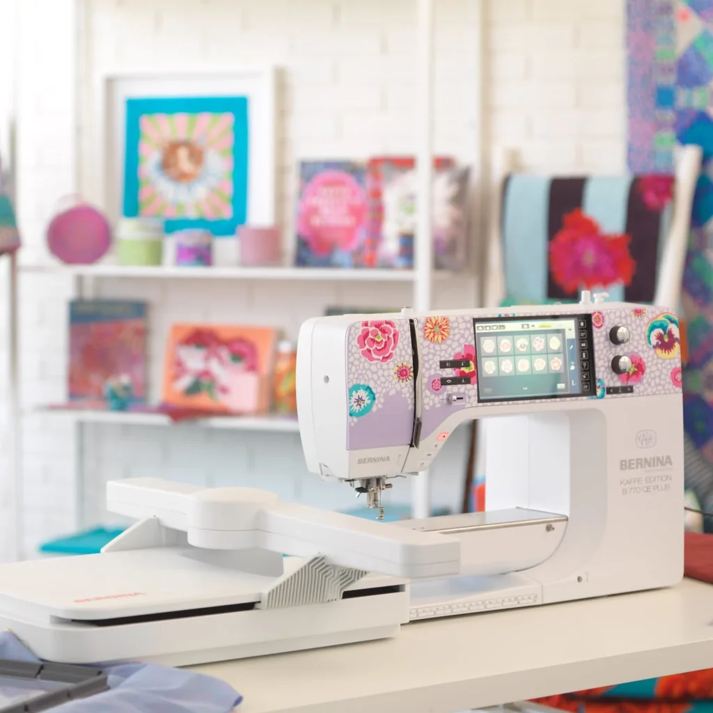 Superior quilting favorite Bernina 770 QE E PLUS Kaffe Edition