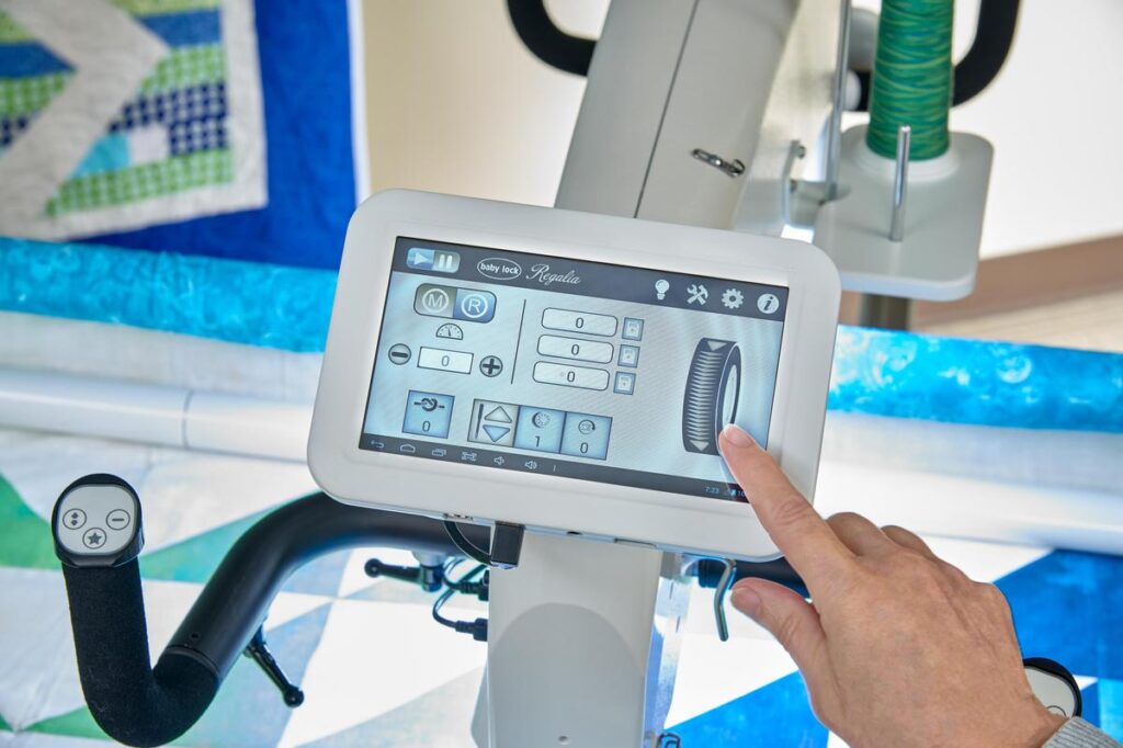 Professional-grade quilting within home Baby Lock Regalia 20” Machine