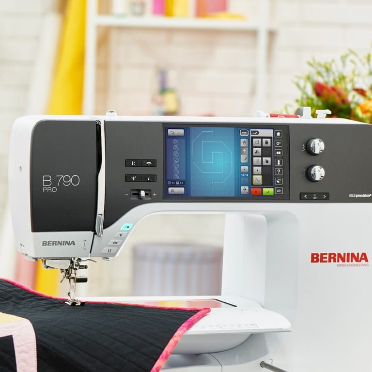 Create complex designs effortlessly with the Bernina 790 PRO Embroidery Module