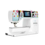 Projects completed with precision Bernina 570 QE E Kaffe Edition machine