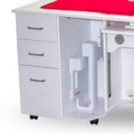 Organizational elegance meets sewing in Bernina Serging Studio by Horn
