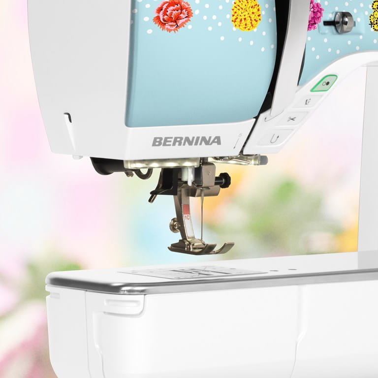 Joy of sewing unleashed with Bernina 570 QE E Kaffe capabilities