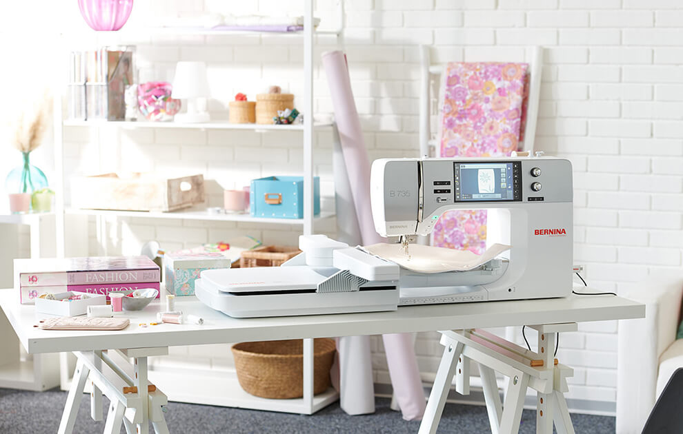 Bernina 735 E offers artistic sewing expressions with premium quality