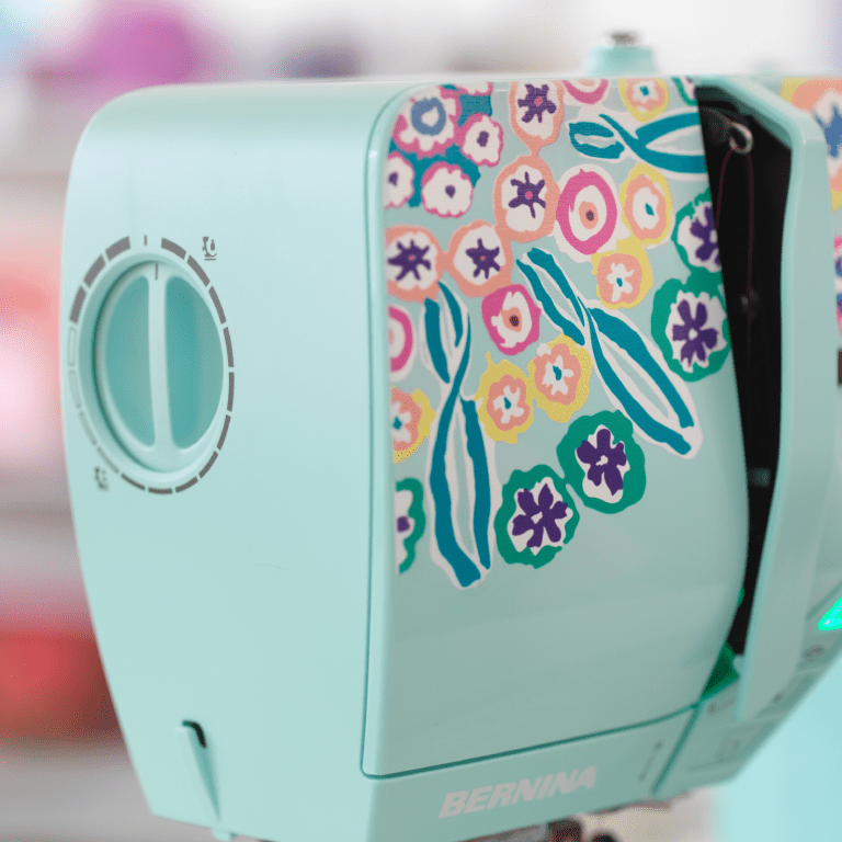 Upgrade your quilting with Bernina 475 QE Kaffe Edition features