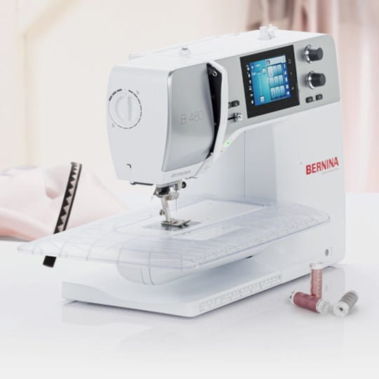 Achieve sewing depth with versatile Bernina 480 Sewing Machine features