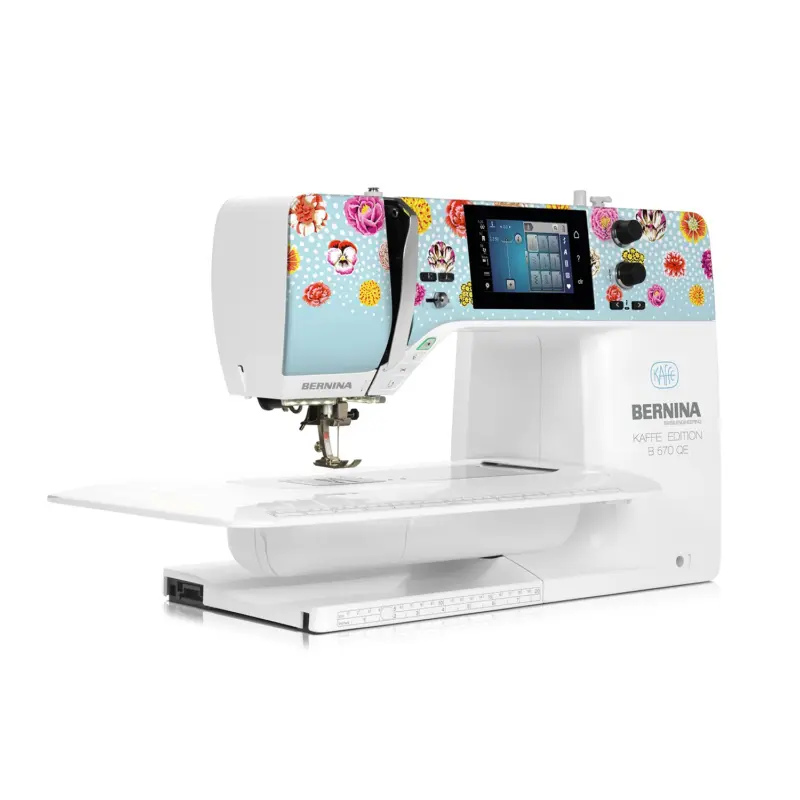 Boundary-pushing precision in sewing Bernina 570 QE E Kaffe Edition