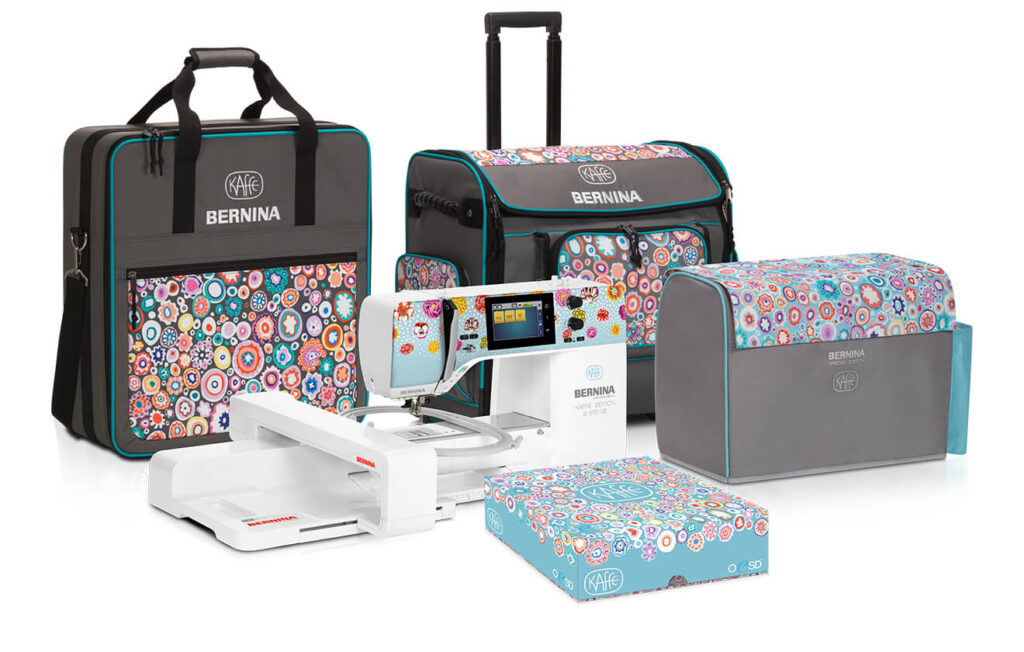 Transforming fabric into artwork with Bernina 570 QE E Kaffe Edition