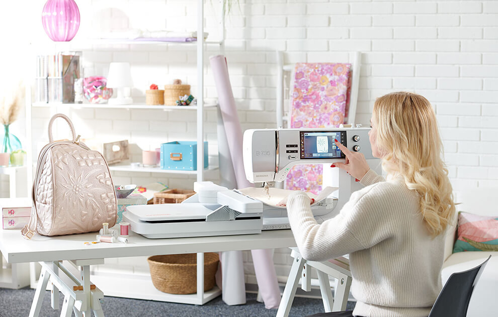 Explore new sewing techniques with Bernina 735 E machine tutorials