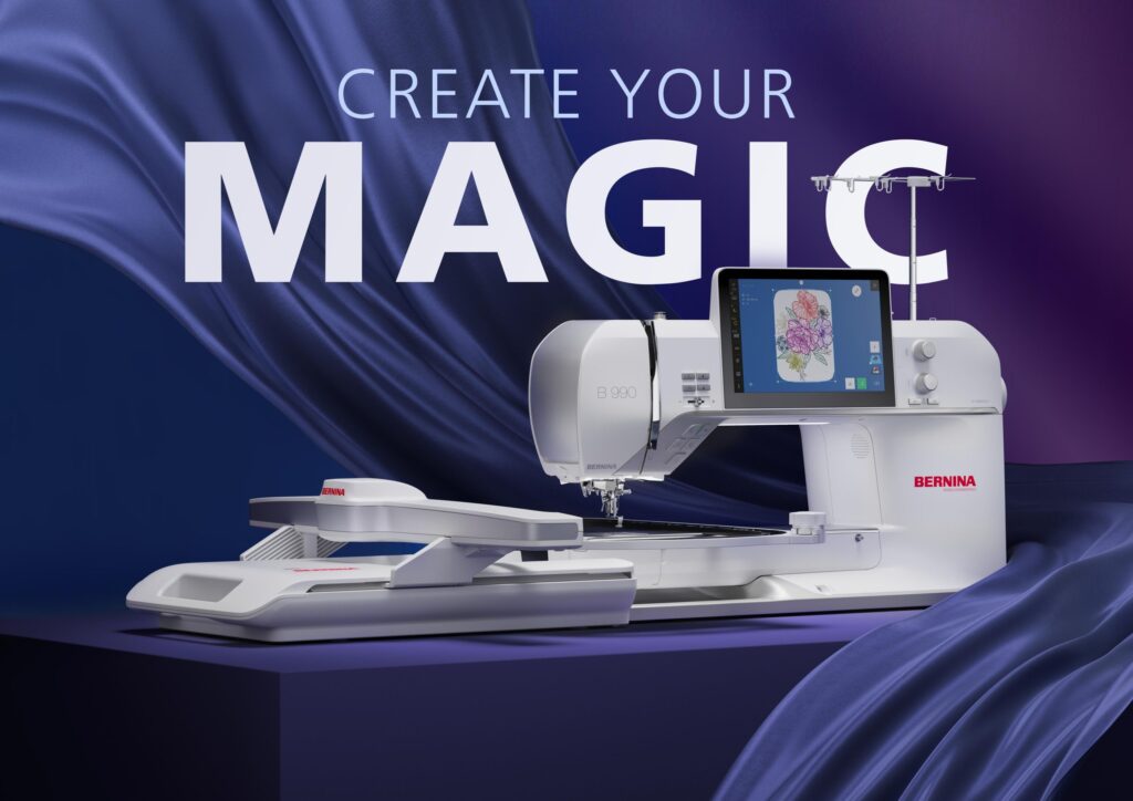 Create stunning quilts effortlessly with BERNINA 990 Sewing Machine