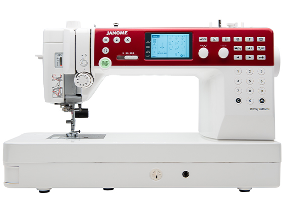 Janome Memory Craft 6650 highly recommended by quilting experts