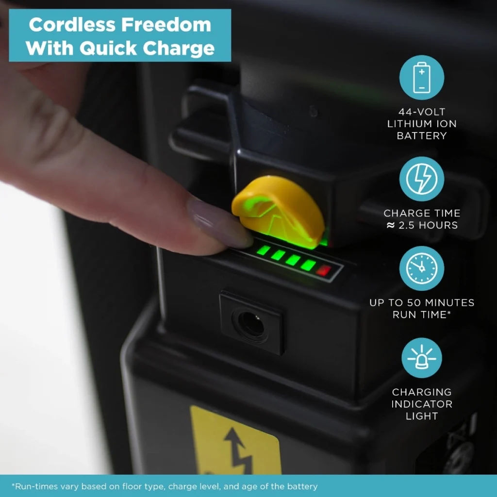 Advanced technology in Simplicity Freedom Cordless Upright Vacuum online