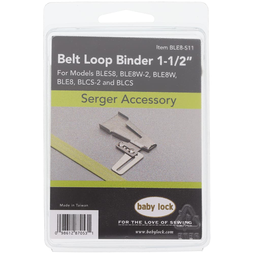 Quality sewing with Baby Lock 1 ½ Belt Loop Binder