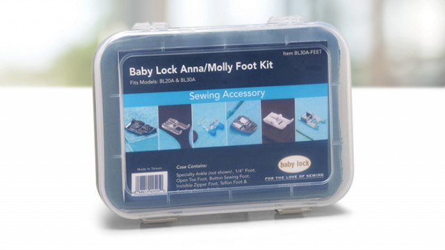 Sewing machine upgrade Baby Lock 7 Piece Foot Kit