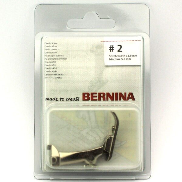 Quality BERNINA #2 Overlock Foot available for immediate order online
