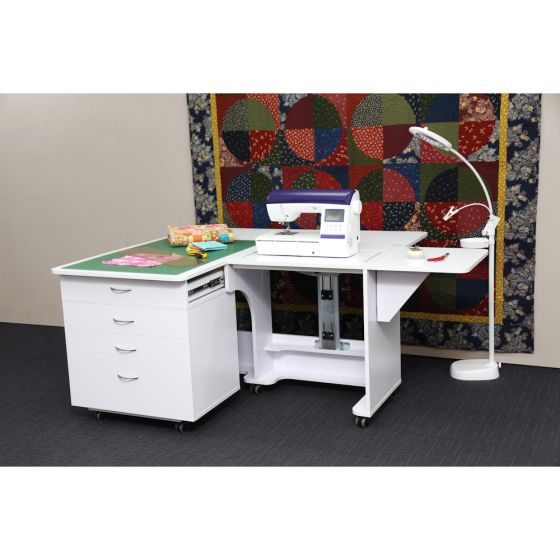 Transform your sewing area Koala Quilters Vision Chest White benefits