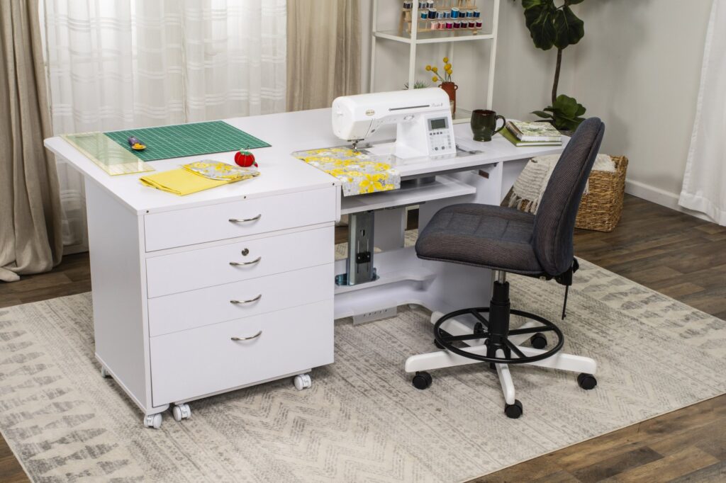 Simplify sewing tasks Koala Quilters Vision Chest White online availability
