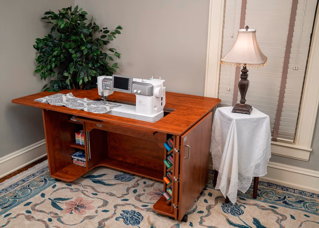 horn 8050 sewing and quilting cabinet modern design for home sewing rooms