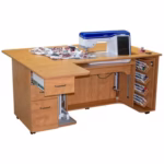 horn 8080 sewing and embroidery cabinet spacious drawer space for accessories