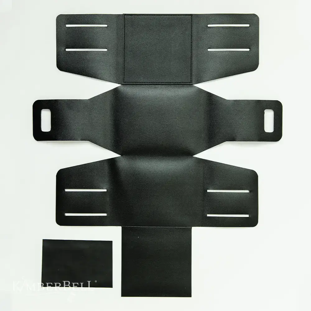 purchase Kimberbell Folding Storage Tote Blank Black Leather quilting tool affordable available now today