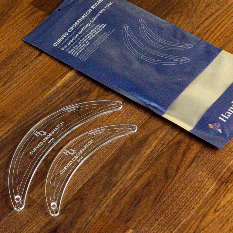 Handi Quilter Curved Crosshatch Ruler Set available now for sale online quilting projects