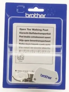 Brother 7mm Open Toe Walking Foot for creating smooth seams and accurate stitching