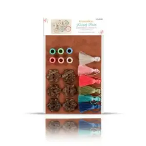 secure Happy Place Embroidery Projects Embellishment Kit for sale online