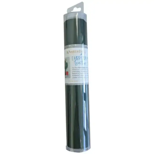 Kimberbell Embroidery Leather Forest Green available online affordable for sale