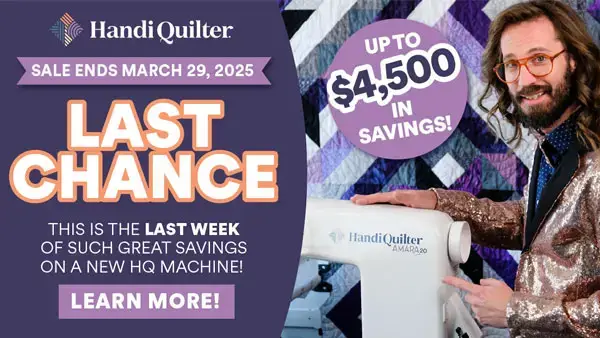 Handi Quilter longarm quilting machines for sale near me 2025