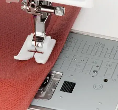 Janome Ultra Glide Needle Plate and Foot Set 9mm for ideal for quilting with smooth fabric movement and stitch control