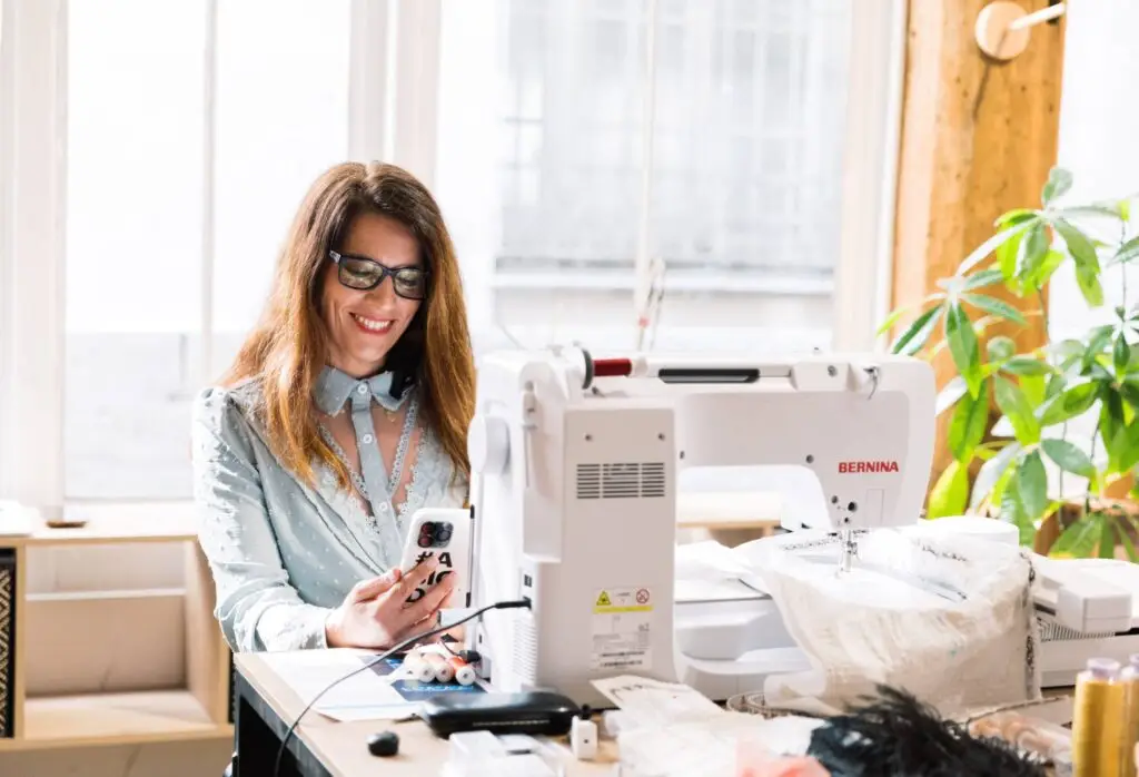 machine perfect for working with cotton knits denim and silks